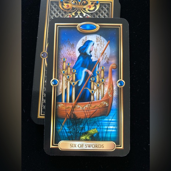 The Guilded Tarot by Barbara Moore Artwork-Ciro Marchetti #78 cards & guidebook - Picture 9 of 14